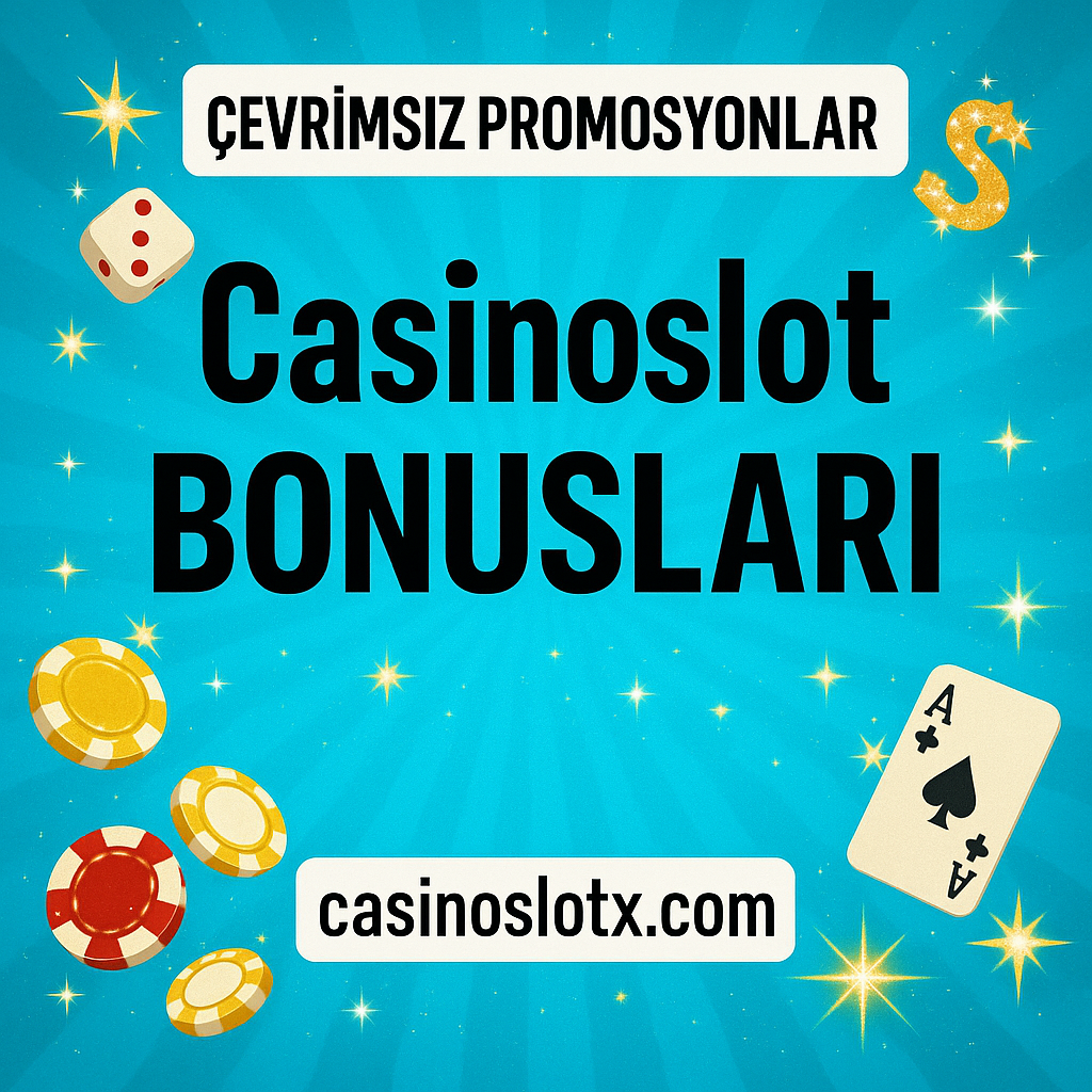 Casinoslot bonuslarının tam listesi.