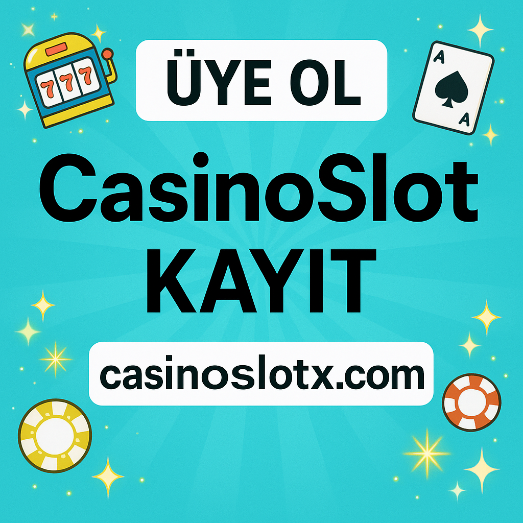 Casinoslot Kayıt İşlemi.